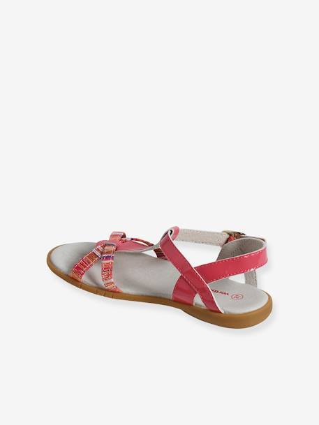 Sandals with Stylish Tassels for Girls set pink+yellow - vertbaudet enfant 