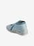 Zipped Slippers in Canvas for Babies striped blue - vertbaudet enfant 