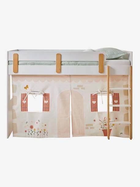 Knight Bed Tent for Medium Height Loft Bed, Everest printed white - vertbaudet enfant 