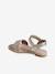 Hook-and-Loop Sandals for Children, Designed for Autonomy printed beige - vertbaudet enfant 