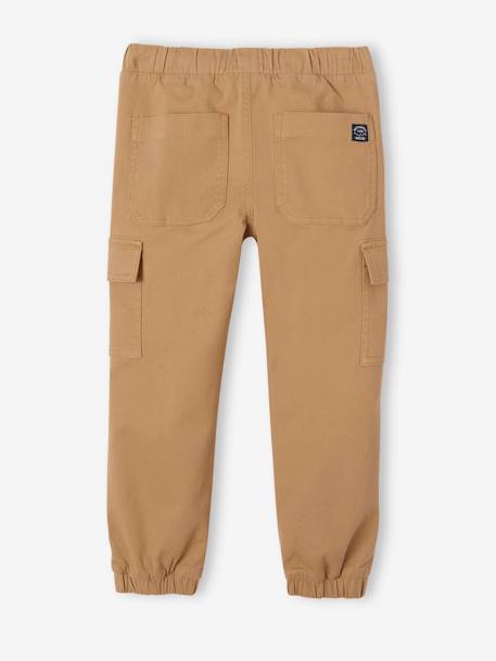 Pantalon garçon battle facile à enfiler bleu glacier+kaki foncé+taupe - vertbaudet enfant 