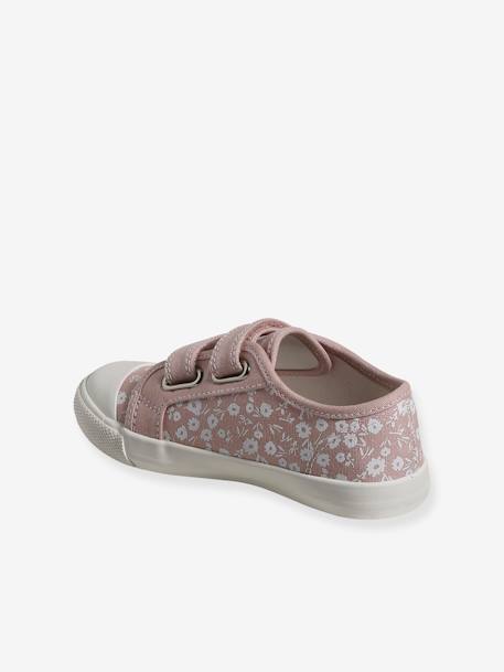 Baskets scratchées toile fille collection maternelle rose imprimé - vertbaudet enfant 