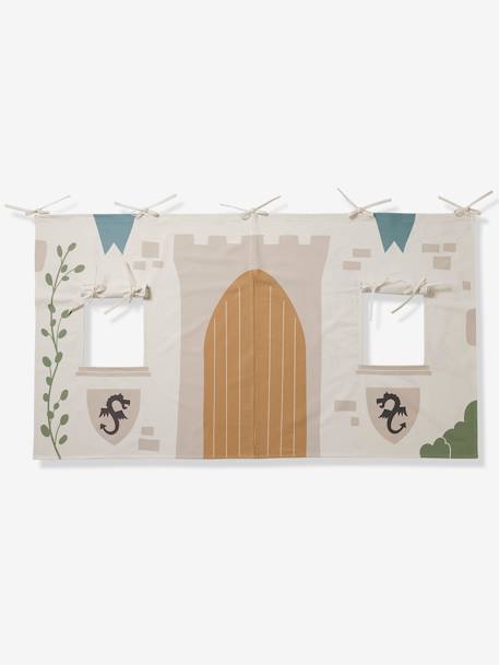 Horse Rider Bed Tent for Medium Height Loft Bed, Everest printed white - vertbaudet enfant 