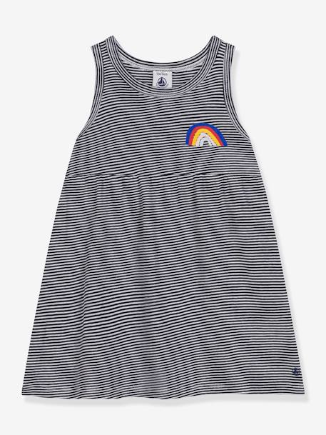Sleeveless Dress for Babies by PETIT BATEAU blue - vertbaudet enfant 