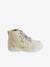 High Top Fabric Trainers, Lug Soles, for Girls pale yellow - vertbaudet enfant 
