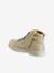 High Top Fabric Trainers, Lug Soles, for Girls pale yellow - vertbaudet enfant 