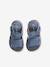 Denim-Effect Sandals with Hook-&-Loop Straps for Babies denim blue - vertbaudet enfant 