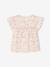 Ensemble fille blouse short en gaze de coton jaune pastel+lilas+vanille - vertbaudet enfant 