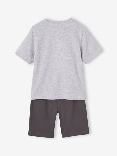 Pyjashort bicolore garçon Super Mario anthracite - vertbaudet enfant 