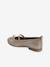 Ballet Pumps in Metallised Leather for Girls gold - vertbaudet enfant 