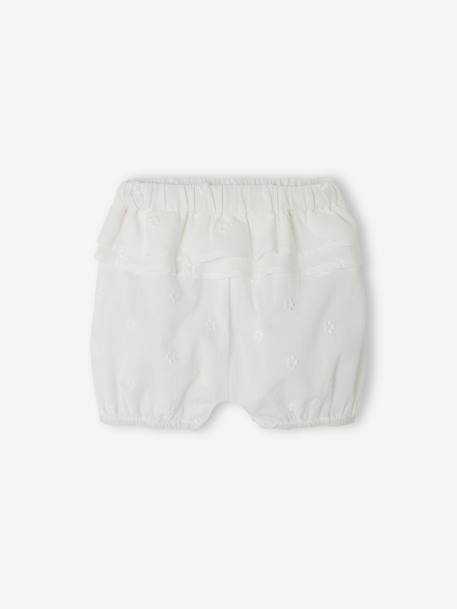 Occasion Wear Ensemble for Babies: Dress, Bloomers and Bonnet white - vertbaudet enfant 