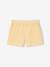 Ensemble fille blouse short en gaze de coton jaune pastel+lilas+vanille - vertbaudet enfant 