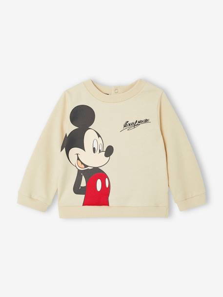 Mickey Mouse Sweatshirt for Babies, by Disney® ecru - vertbaudet enfant 