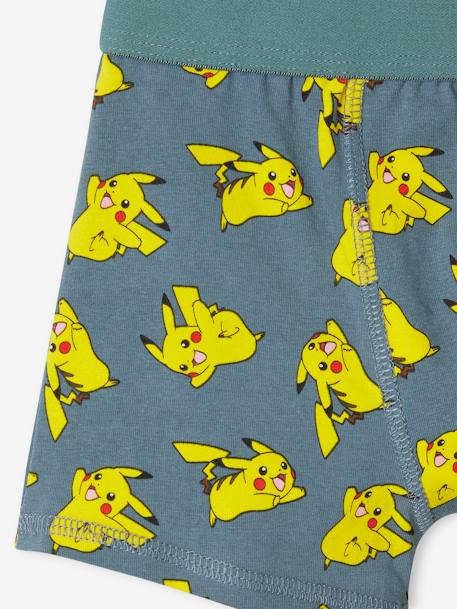 Pack of 3 Pokémon® Boxer Shorts for Children green - vertbaudet enfant 