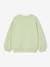 Sweatshirt with Fancy Details for Girls almond green+ecru - vertbaudet enfant 