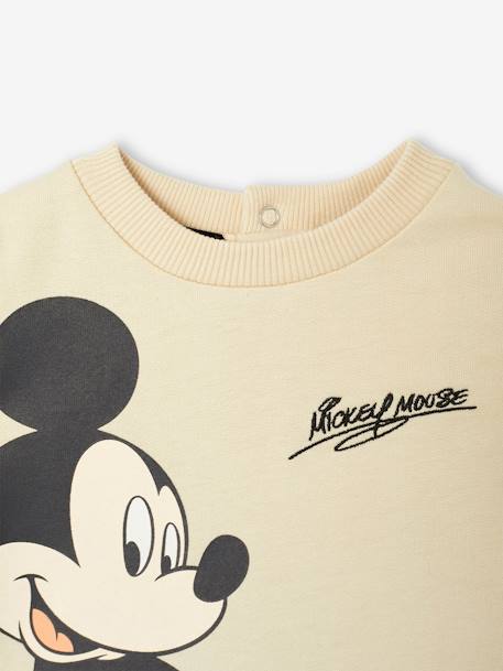 Mickey Mouse Sweatshirt for Babies, by Disney® ecru - vertbaudet enfant 
