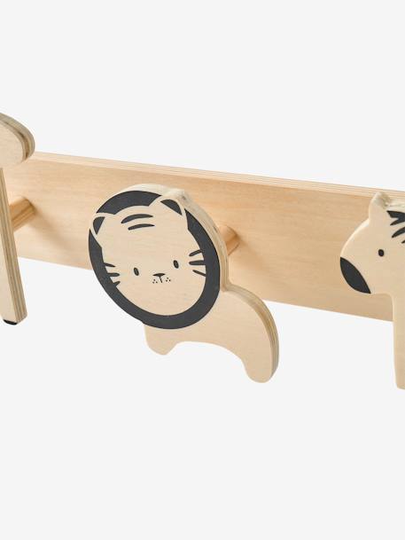Coat Rack with Jungle Animal Hooks wood - vertbaudet enfant 