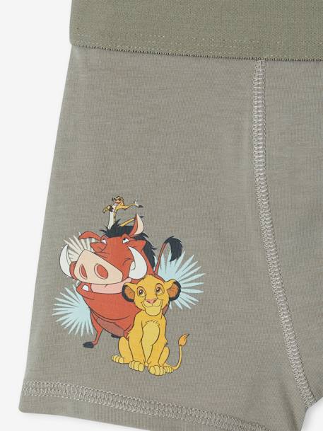 Pack of 3 The Lion King by Disney® Boxer Shorts khaki - vertbaudet enfant 