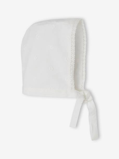 Occasion Wear Ensemble for Babies: Dress, Bloomers and Bonnet white - vertbaudet enfant 