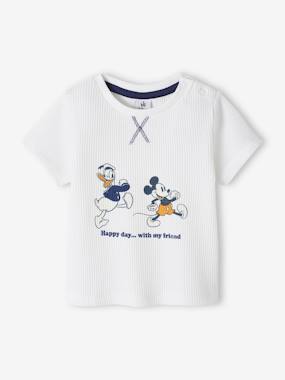 Bébé-T-shirt, sous-pull-T-shirt-T-shirt nid d'abeille bébé Disney® Mickey