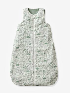Sleeveless Baby Sleeping Bag with Middle Opening, In the Woods  - vertbaudet enfant