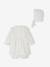 Occasion Wear Ensemble for Babies: Dress, Bloomers and Bonnet white - vertbaudet enfant 