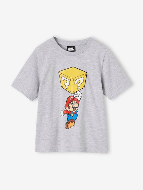 Pyjashort bicolore garçon Super Mario anthracite - vertbaudet enfant 