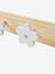 Wooden Coat Rack with 4 Flowers white - vertbaudet enfant 