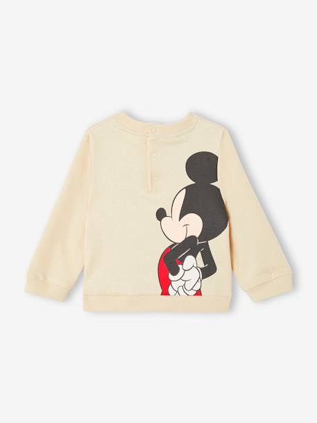 Mickey Mouse Sweatshirt for Babies, by Disney® ecru - vertbaudet enfant 