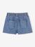 Denim Shorts with Embroidered Daisies, for Babies double stone+stone - vertbaudet enfant 