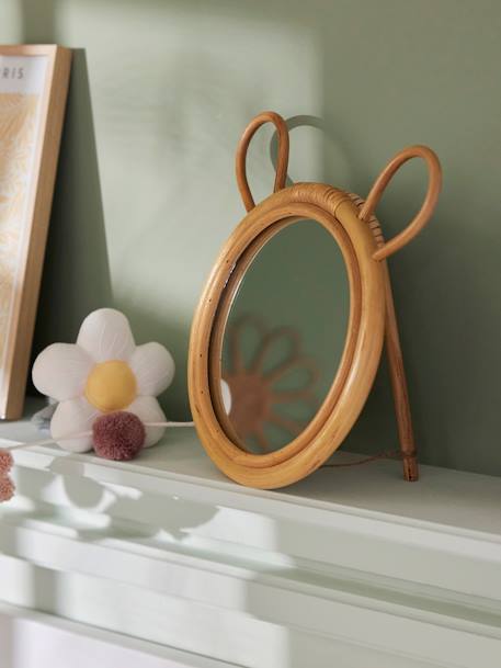 Rattan Mirror, Bear beige - vertbaudet enfant 