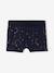 Lot de 5 boxers stretch basket garçon en coton bio gris chiné - vertbaudet enfant 