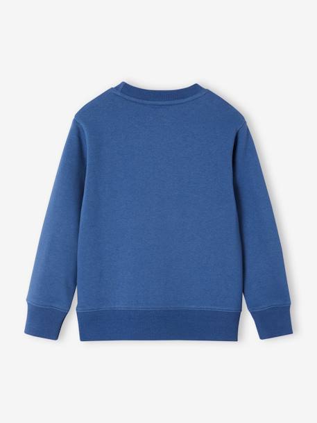 Round Neck Sweatshirt for Boys blue+hazel - vertbaudet enfant 
