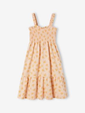 Smocked Strappy Dress, for Girls  - vertbaudet enfant