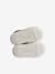Baskets cuir bébé lacées et zippées écru - vertbaudet enfant 