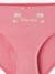 Pack of 4 Magnolia Briefs in Organic Cotton, for Girls peony pink - vertbaudet enfant 