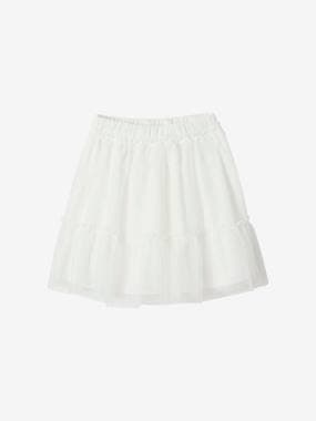 Girls-Glittery Tulle Skirt for Girls