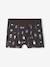 Lot de 5 boxers stretch graphiques garçon en coton bio écru - vertbaudet enfant 