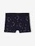 Lot de 5 boxers stretch basket garçon en coton bio gris chiné - vertbaudet enfant 