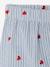 Ensemble en seersucker robe + short + bandeau bébé rayé bleu - vertbaudet enfant 