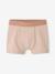 Lot de 5 boxers stretch graphiques garçon en coton bio écru - vertbaudet enfant 