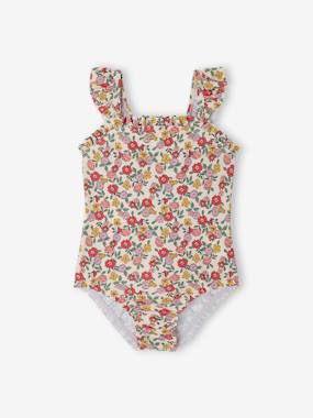 Baby-Floral Swimsuit for Baby Girls