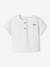 Blouse tunisienne en gaze de coton naissance personnalisable écru - vertbaudet enfant 