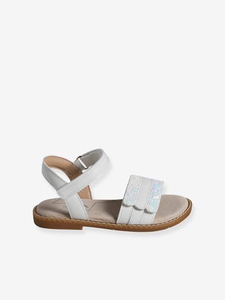 Sandales scratchées enfant collection maternelle blanc - vertbaudet enfant 