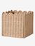 Storage Basket in Braided Cord, Scallops beige - vertbaudet enfant 