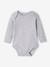 Lot de 5 bodies manches longues bébé emmanchure US en coton Bio bleu nuit - vertbaudet enfant 