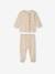 Pack of 2 Pyjamas in Jersey Knit for Babies ecru - vertbaudet enfant 