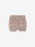 T-Shirt with Collar & Floral Shorts Combo for Newborns ecru - vertbaudet enfant 