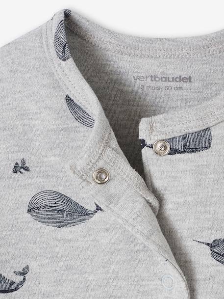 Pack of 3 Interlock Sleepsuits for Babies night blue - vertbaudet enfant 