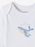 Lot de 5 bodies manches longues bébé emmanchure US en coton Bio bleu nuit - vertbaudet enfant 